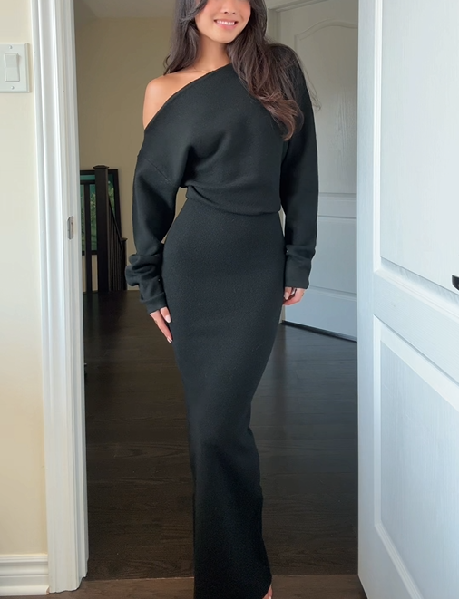 Lisa - One-Shoulder Dress!